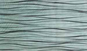 The aqua organic abstract graphic glass as part of Archetype Glass' January 2022 QSP